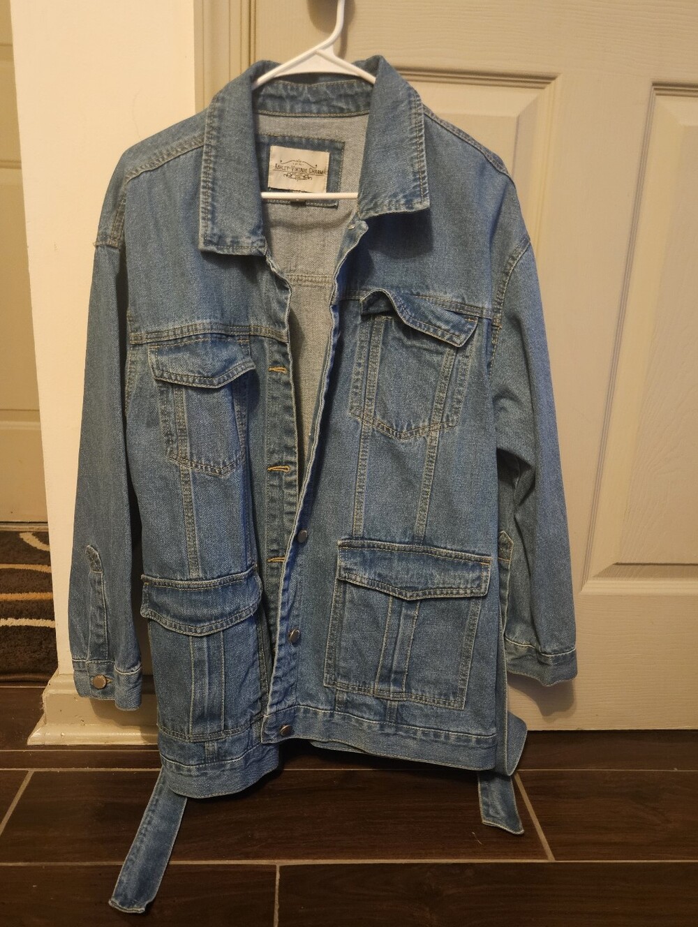 Light Blue Denim Jacket - 3/4 Length